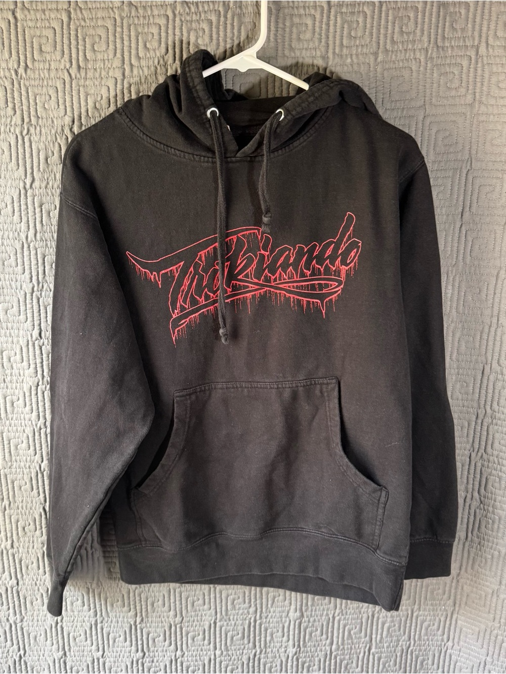 Trokiando Mens Small S Halloween Horror Movie Dropped Trucks Graphic Pullover